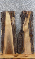 2- Live Edge Black Walnut Wall Shelf/End/Accent Table Top Slabs 1522-1523
