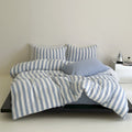-Ever Lasting - Abigail Striped Bedding Set / Blue -Bedding Set -Ever Lasting
