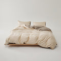 Adeline Pastel Silky Cooling TENCEL™ Bedding Set / Brown - Ever Lasting