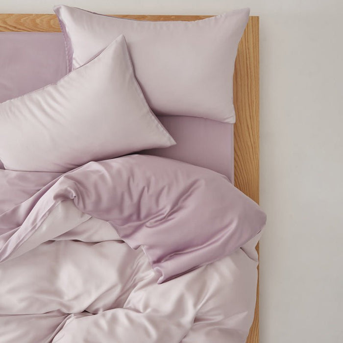 Adeline Pastel Silky Cooling TENCEL™ Bedding Set / Brown - Ever Lasting