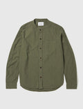 Albam Grandad Shirt - Leaf Green