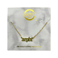 Alpha Epsilon Phi Old English Necklace
