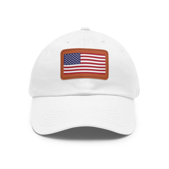 White / Light Brown patch / Rectangle / One size