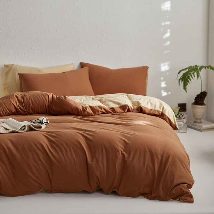 - Ever Lasting - Amora Naked Sleep Bedding Set / Beige - Bedding Set - Ever Lasting