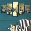 Amsterdam City Scenery Wall Art Frame Canvas Printing Decor