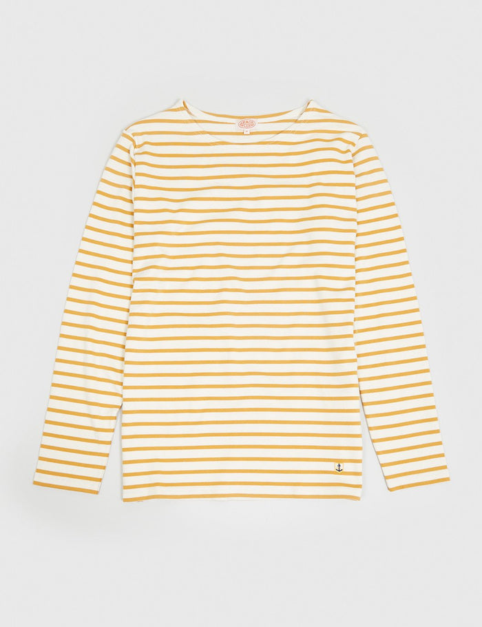 Armor Lux Loctudy  Breton T-Shirt - Ambra Yellow