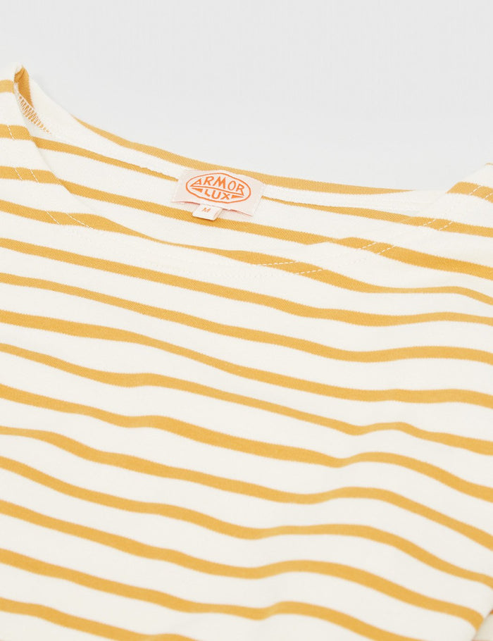 Armor Lux Loctudy  Breton T-Shirt - Ambra Yellow