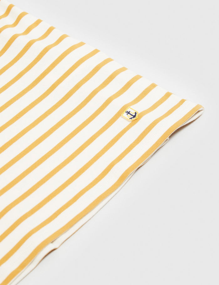 Armor Lux Loctudy  Breton T-Shirt - Ambra Yellow
