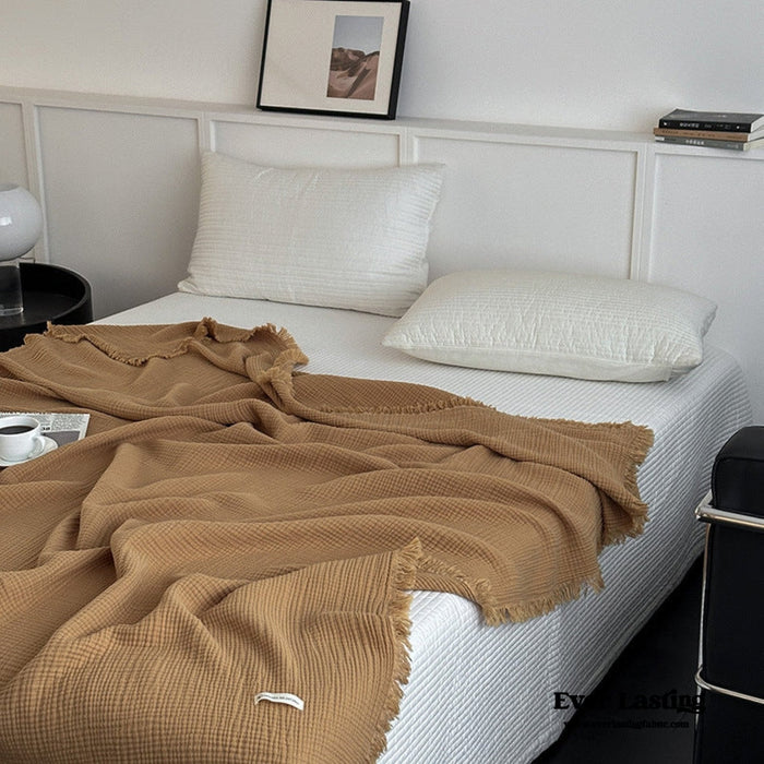Assorted Latte Breathable Blanket / Caramel - Ever Lasting