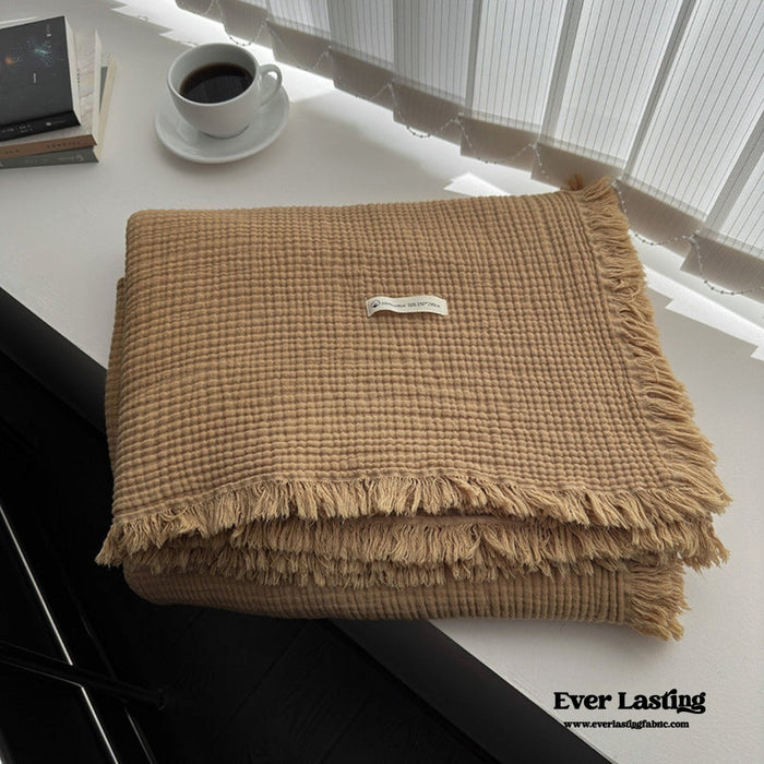 Assorted Latte Breathable Blanket / Caramel - Ever Lasting