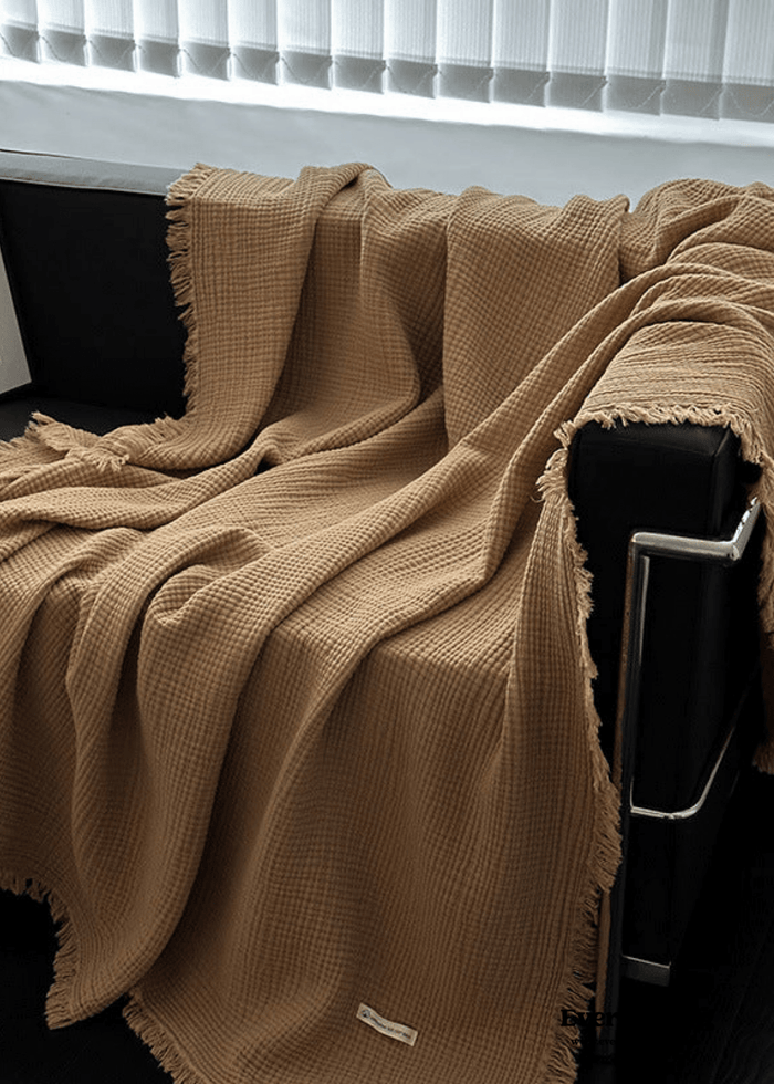 Assorted Latte Breathable Blanket / Caramel - Ever Lasting
