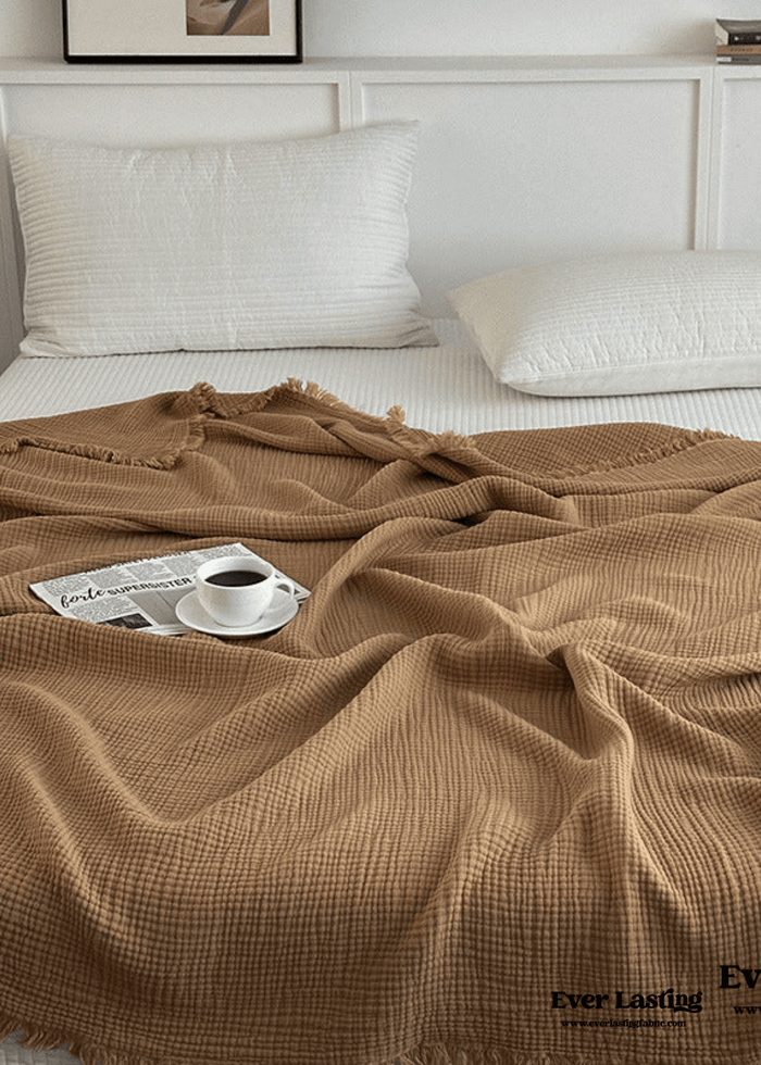 Assorted Latte Breathable Blanket / Caramel - Ever Lasting