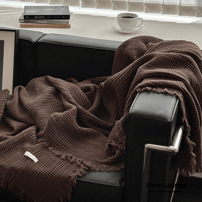 Assorted Latte Breathable Blanket / Caramel - Ever Lasting
