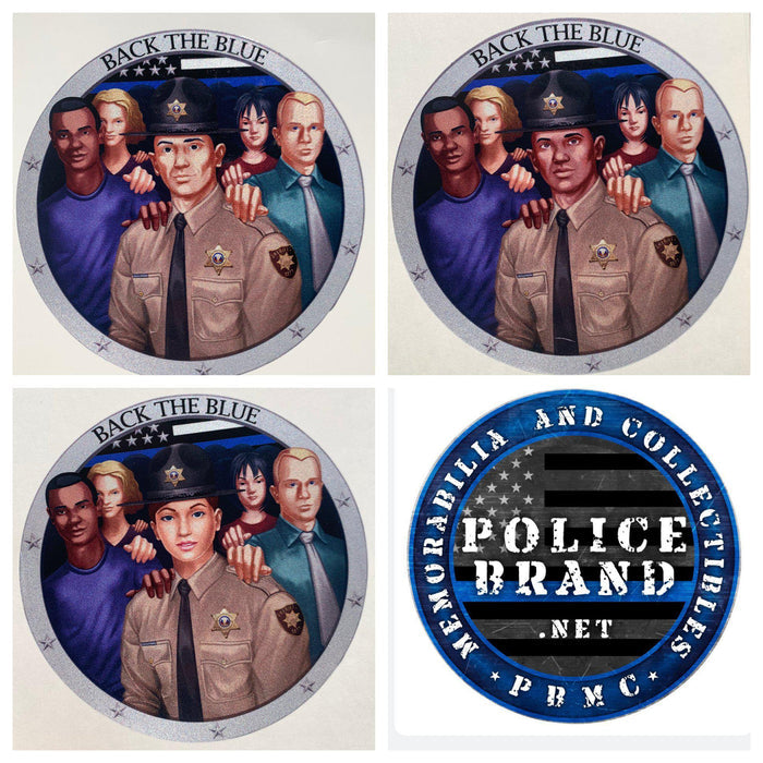 Back The Blue Deputy Decal.