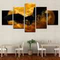 Black Bat in Full Moon Wall Art Canvas Printing Decor - BlueArtDecor