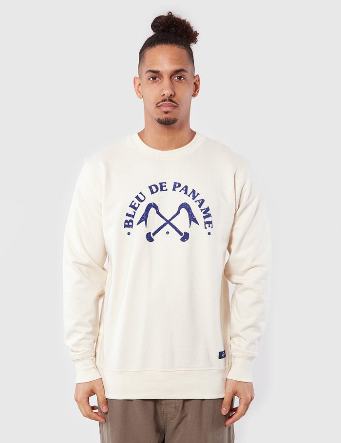Bleu De Paname BDP Sweatshirt - Ecru