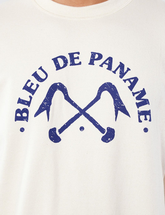 Bleu De Paname BDP Sweatshirt - Ecru