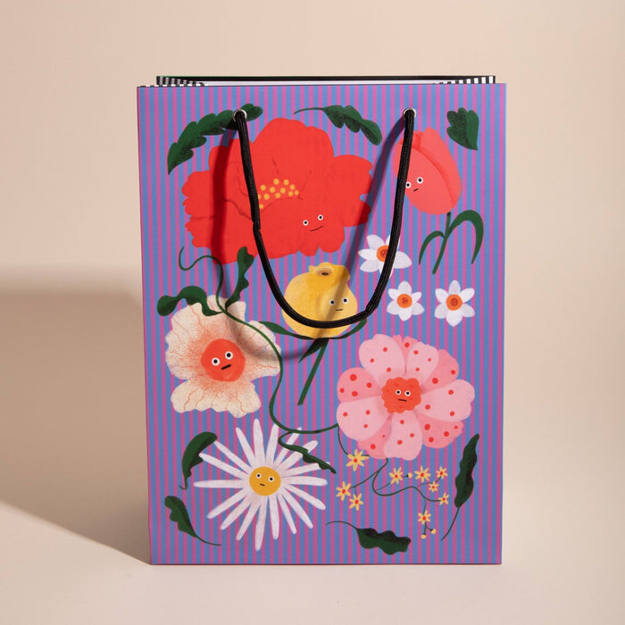 BLOOM BUDDIES Large Gift Bag - bubblegum market