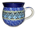 Boleslawiec Polish Pottery 10 oz Coffee or Tea Bubble Mug 1858