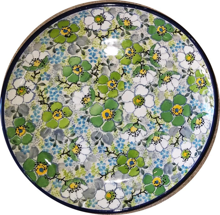 Boleslawiec Polish Pottery Ceramika Artystyczna UNIKAT 4871 8" Salad / Dessert Plate