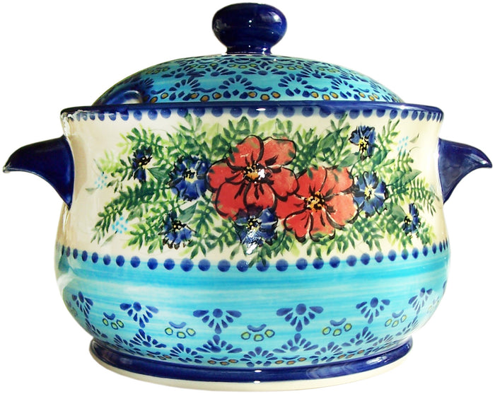 Boleslawiec Polish Pottery Stoneware UNIKAT Soup Tureen or Baker "Veronica"