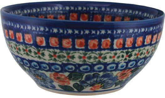 Boleslawiec Polish Pottery UNIKAT Cereal or Chili Bowl "Patricia"