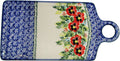 Boleslawiec Polish Pottery UNIKAT Cutting Cheese Board or Trivet "Summer Day"