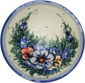 Boleslawiec Polish Pottery UNIKAT Ice Cream or Condiment Bowl "Wild Field"