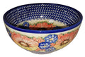 Boleslawiec Polish Pottery Unikat Large Mixing or Serving Bowl "Flower Field"