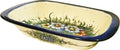 Boleslawiec Polish Pottery UNIKAT Medium Rectangular Baker "Wild Field"