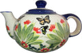 Boleslawiec Polish Pottery UNIKAT Small 16 oz Teapot Coffee Pot "Spring"