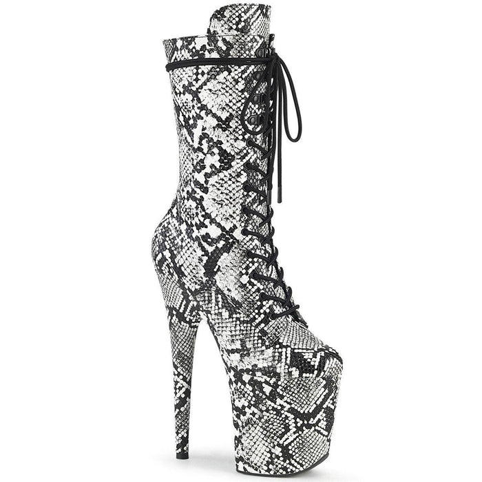 Botas Pole Dance PLEASER FLAMINGO - BLANCO GRIS 24/48 HRS - VIVE POLE