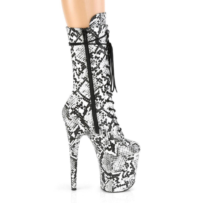 Botas Pole Dance PLEASER FLAMINGO - BLANCO GRIS 24/48 HRS - VIVE POLE