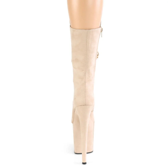 Botas Pole Dance PLEASER FLAMINGO - FLAM1050FS - BEIG - VIVE POLE