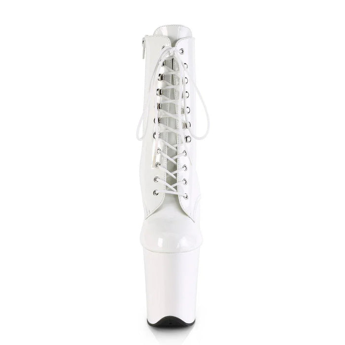 Botas Pole Dance PLEASER FLAMINGO 1020 - BLANCO CHAROL - 24/48 HRS - VIVE POLE