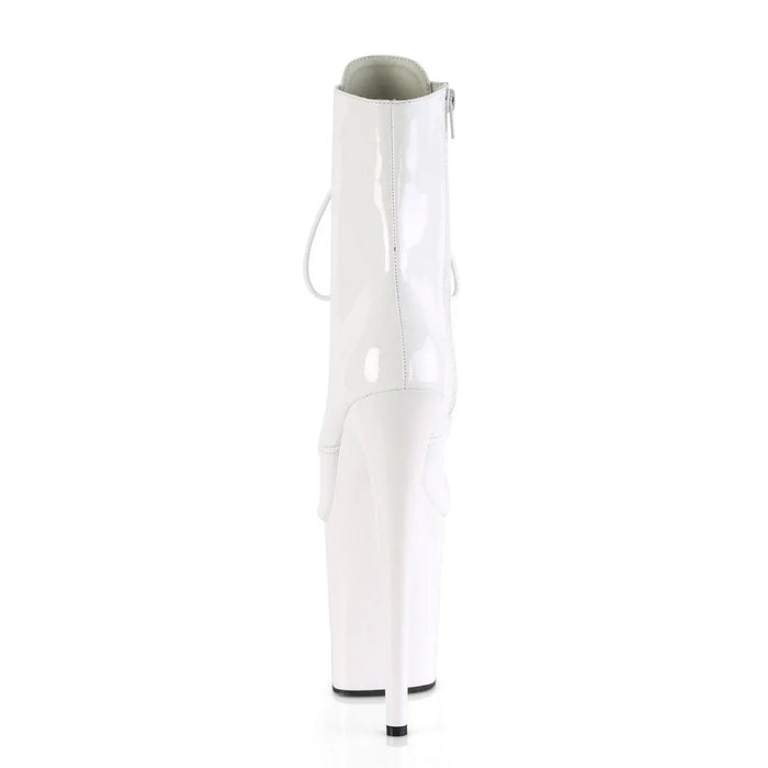 Botas Pole Dance PLEASER FLAMINGO 1020 - BLANCO CHAROL - 24/48 HRS - VIVE POLE