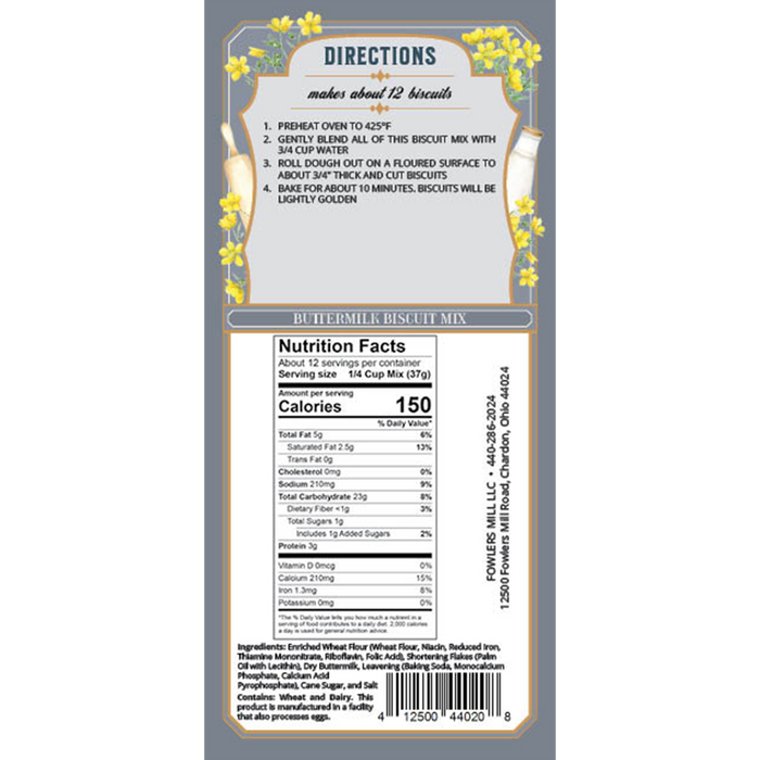 Buttermilk Biscuit Mix