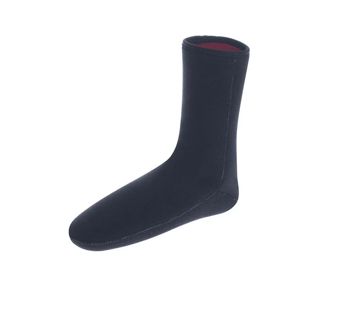 C-Skins Legend 4mm thermal wetsuit sock in black with red inner lining