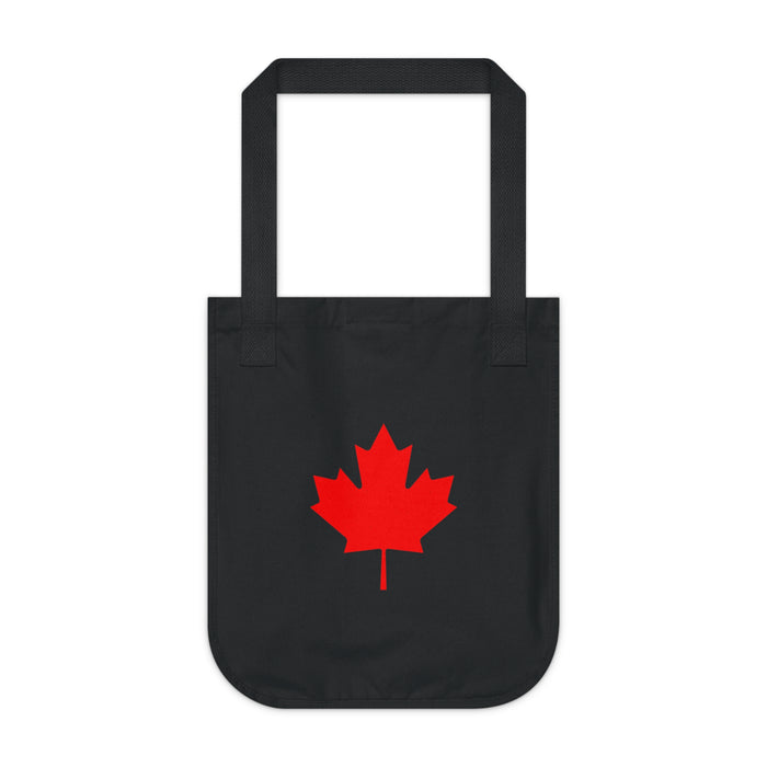 Canadian Maple Leaf, Organic Canvas Tote Bag