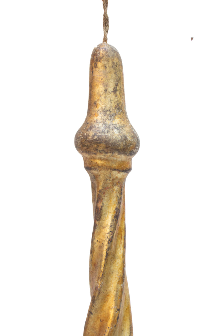 Carved Large Gilded Tassel (M264)