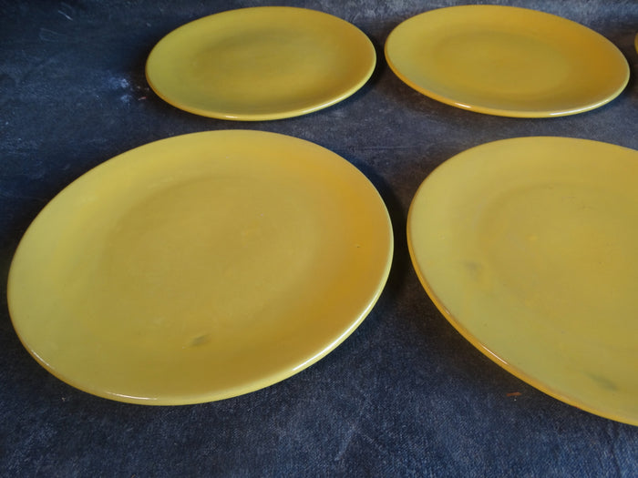 Catalina Island 11 1/2" Yellow Plates Red Clay C572