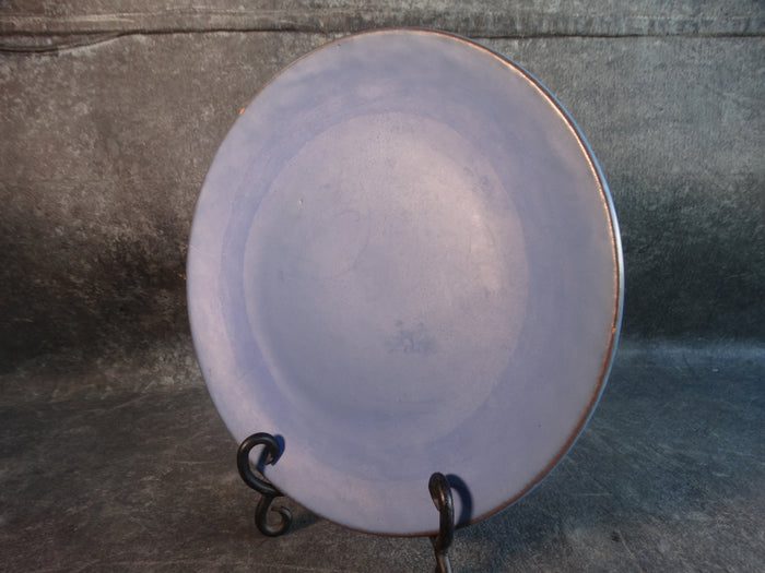 Catalina Island Red Clay Plate in Matte Blue C567