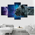 Cheetah Animal in Space Wall Art Frame Canvas Printing Decor - BlueArtDecor