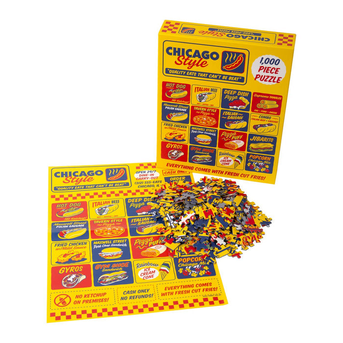 Chicago Style Eats 1000 Piece Puzzle