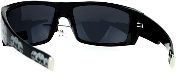 Cholo Skull Biker Sport Sunglasses