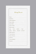 Clergy Record Card - ST562