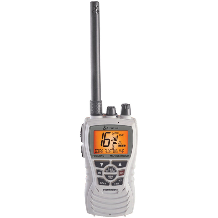 Cobra Marine Marine 6-Watt Floating VHF Radio (White)