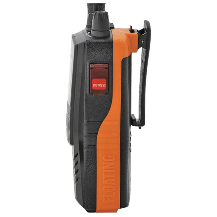 Cobra Marine DSC Floating VHF Marine Radio with Built-in GPS & Bluetooth\u00ae (Black)