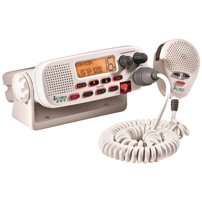 Cobra Marine Marine Class D DSC Fixed-Mount 25-Watt VHF Radio