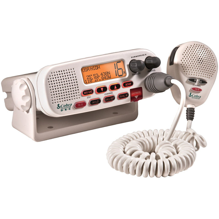 Cobra Marine Marine Class D DSC Fixed-Mount 25-Watt VHF Radio